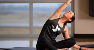 Woman Stretching