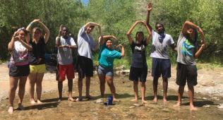 Teens at camp